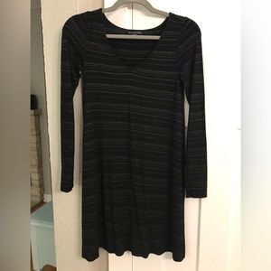 AE Gold Sparkle Stripe Dress